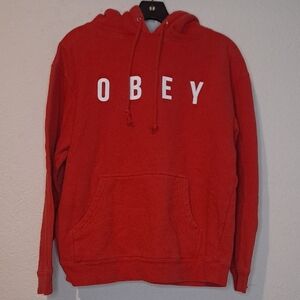 Obey Bold Red Men's Hoodie